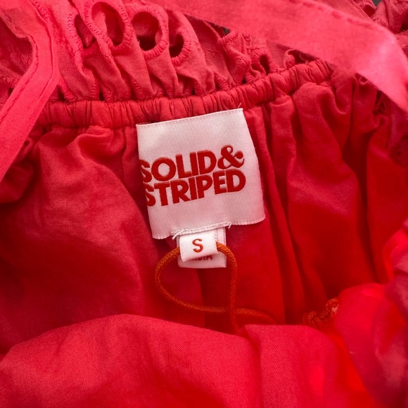 Solid & Striped Nyla Eyelet Pink Dress NWOT - Picture 4 of 10